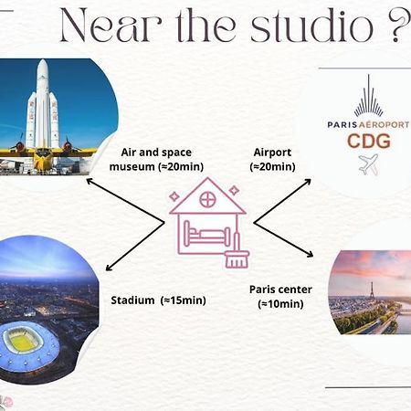 Studio 10Min Paris Centre I Cdg Drancy Bagian luar foto